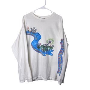 2001 Jimmy Buffet A Beach Odyssey Space Graphic Band Concert Shirt Y2K XXL